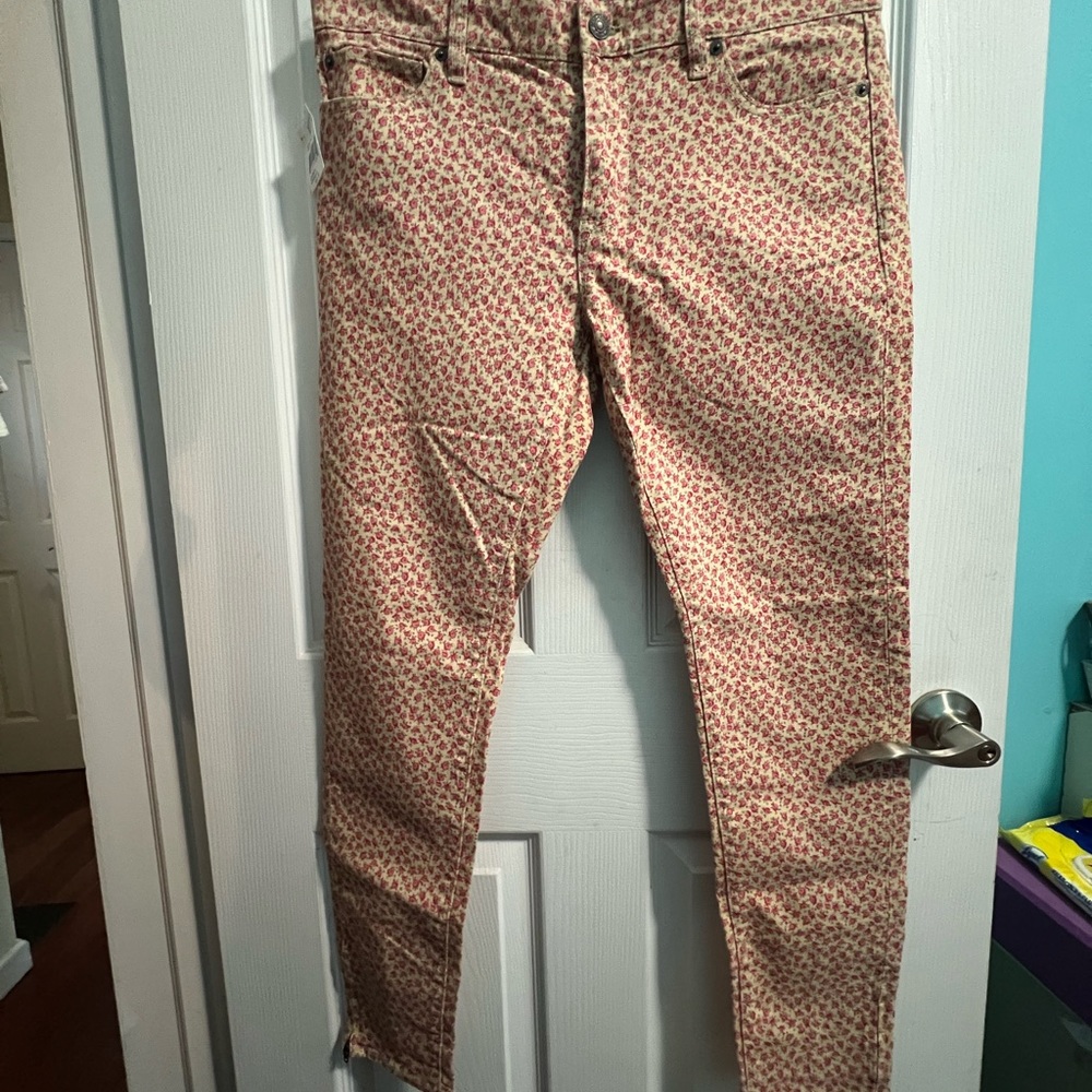 Denim and supply Ralph Lauren floral skinny jeans